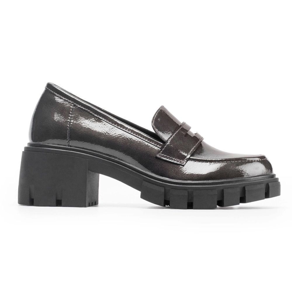 Block Heel Loafer